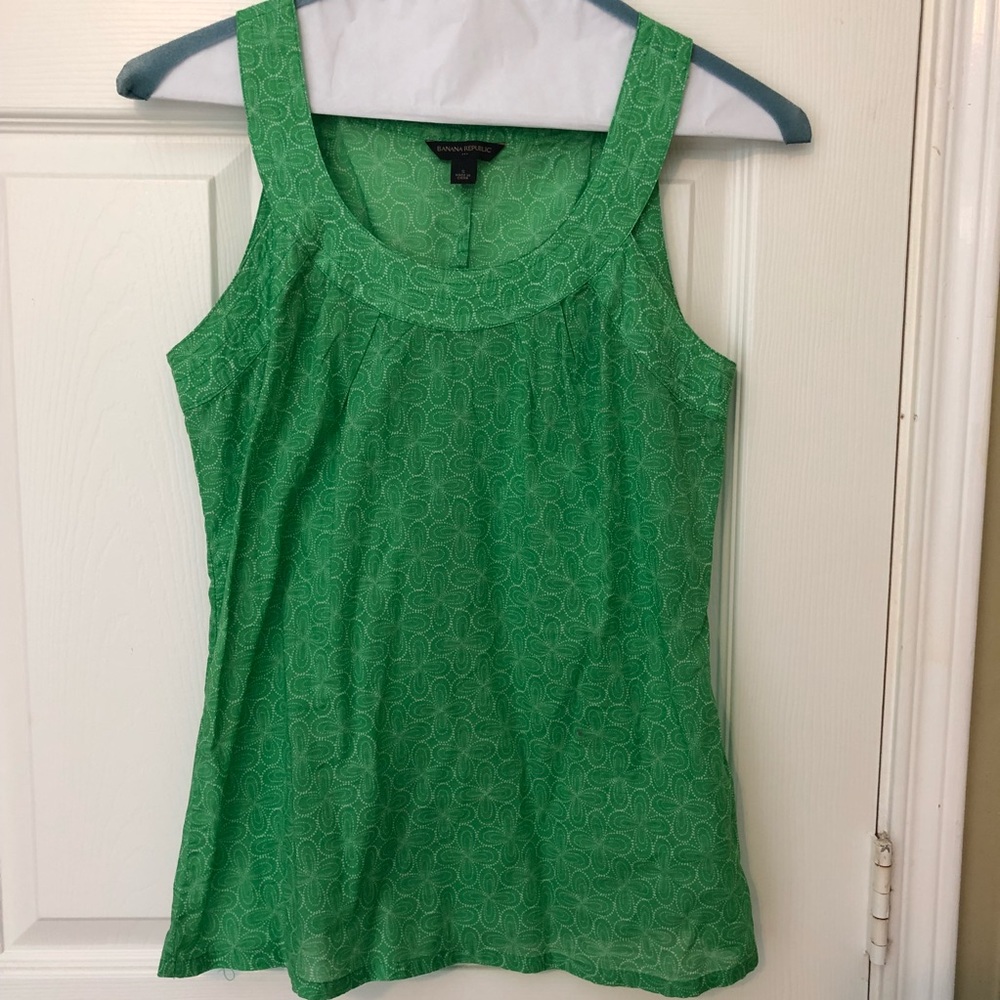 Banana Republic green blouse